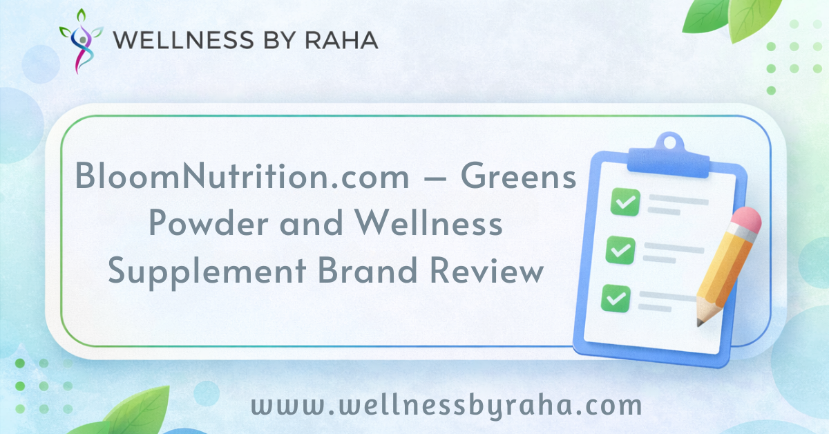 BloomNutrition.com – Greens Powder and Wellness Supplement Brand Review