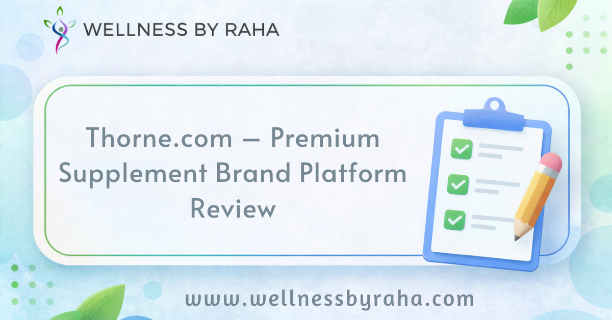 Thorne.com – Premium Supplement Brand Platform Review