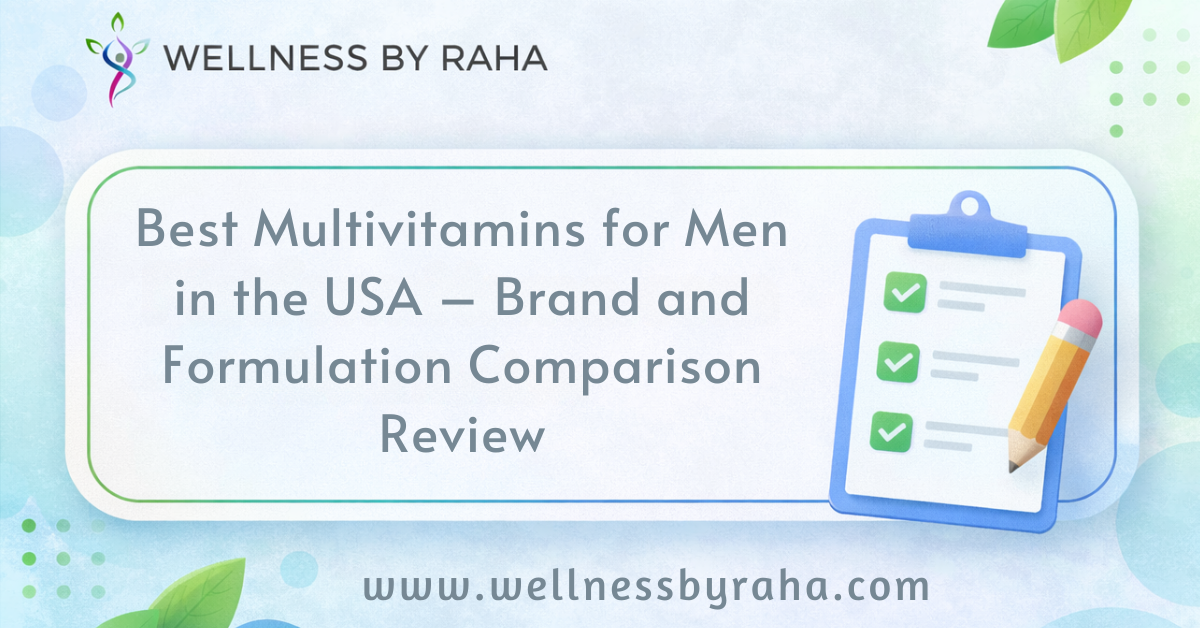 Best Multivitamins for Men in the USA – Brand and Formulation Comparison Review